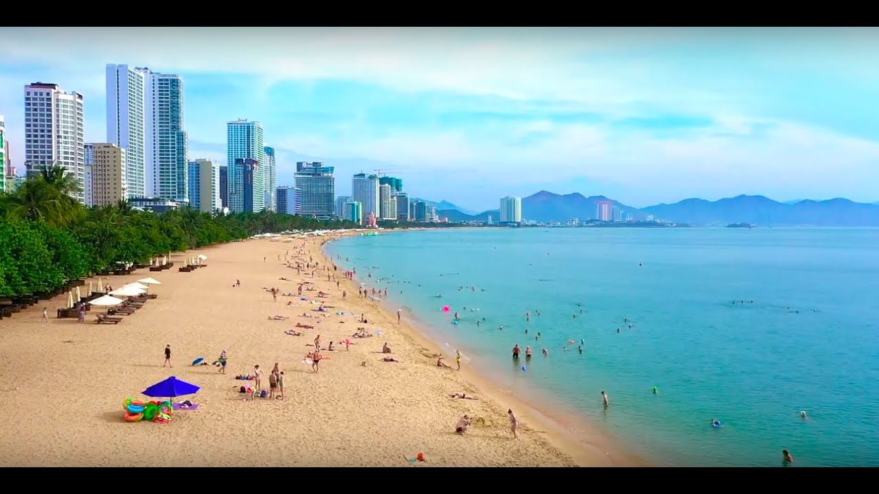 Bãi Biển Nha Trang - Nha Trang Beach (Flycam) - CHECKIN VN