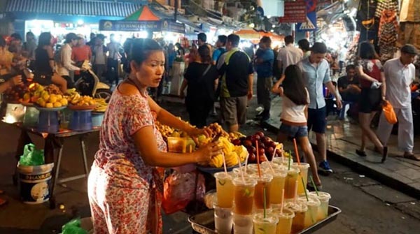 Night market in Hanoi