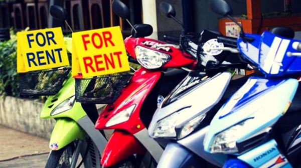 Rent motorbike in Vietnam