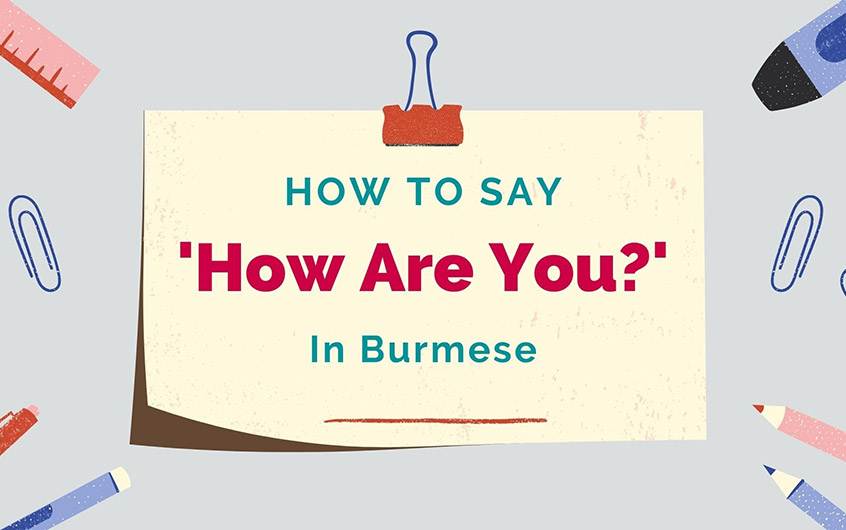 Basic Burmese Phrases
