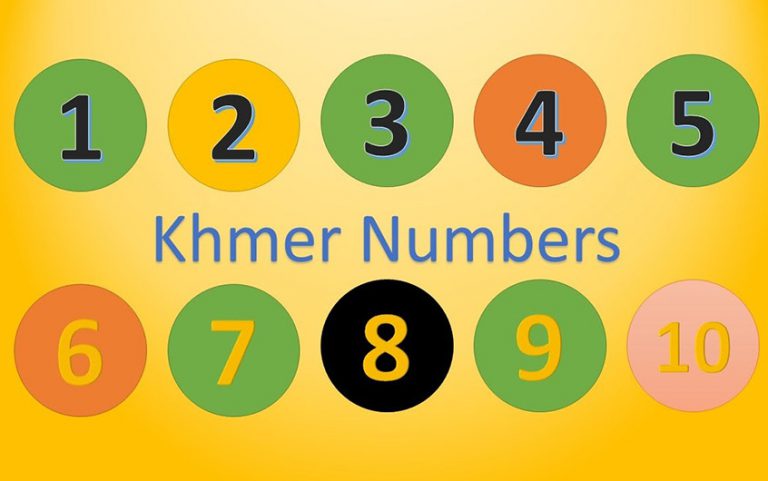 Counting in Cambodian