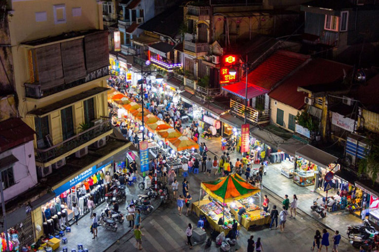 Hanoi Night Market and Weekend Pedestrian Street