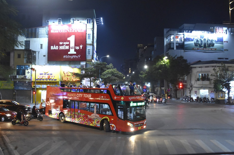 Hanoi Sightseeing Double-Decker Bus