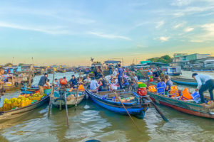 Cai Rang Floating Market Can Tho