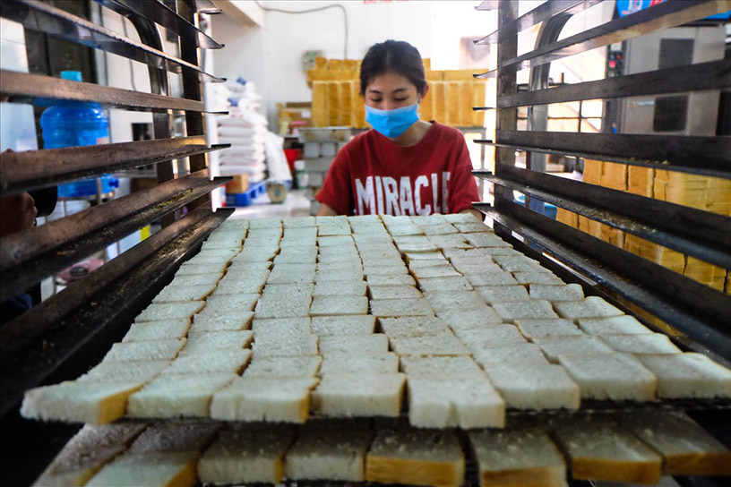 Cam Le Sesame Rice Cracker Craft Village