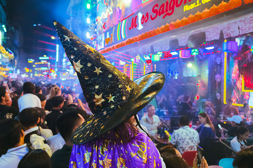 Halloween Festival on Bui Vien Street