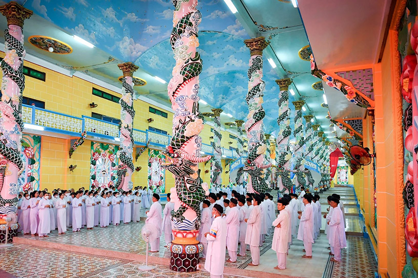 Architecture of Cao Dai Temple