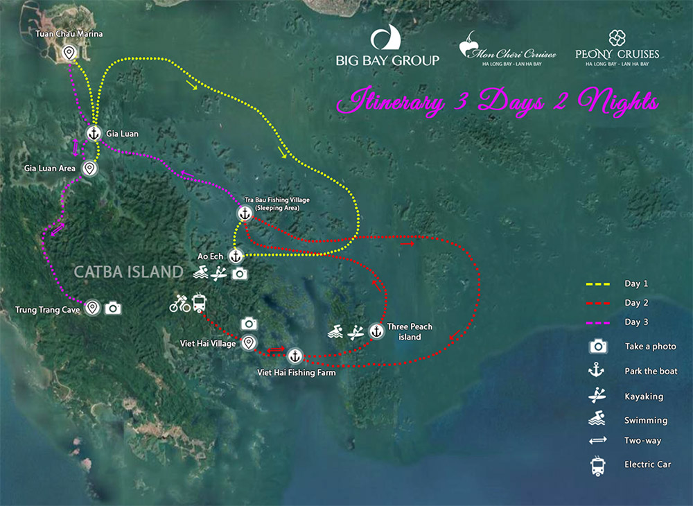 Mon Cheri Itinerary 3 Days