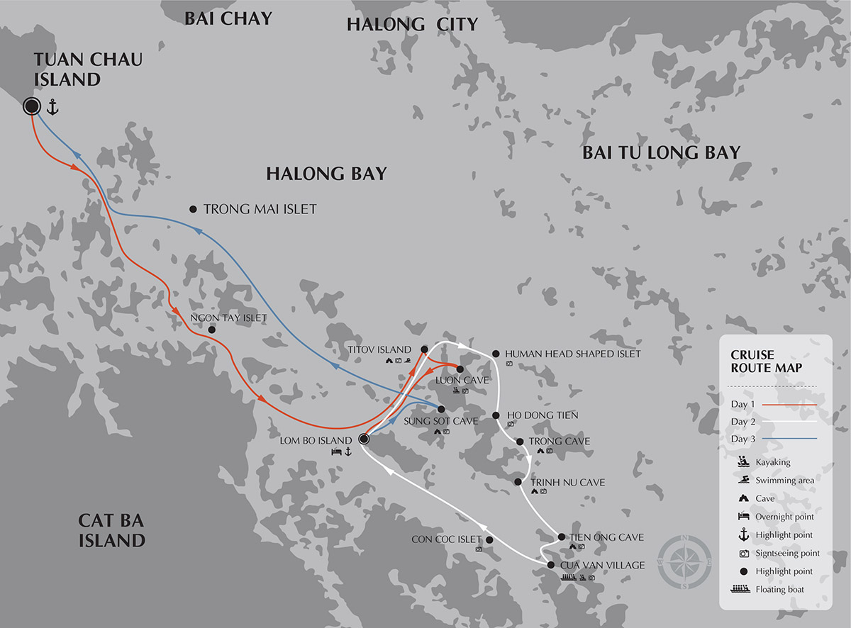 Paradise Elegance Cruise - 3 Days Itinerary