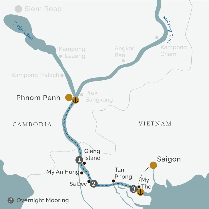 Downstream 4 Days: Phnom Penh to Saigon