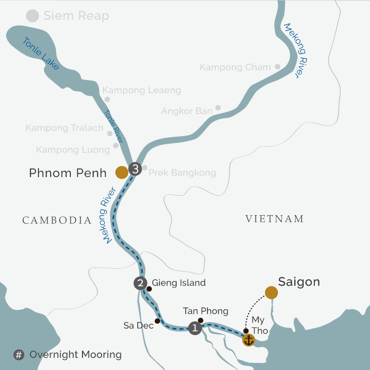 Upstream 4 Days: Saigon to Phnom Penh