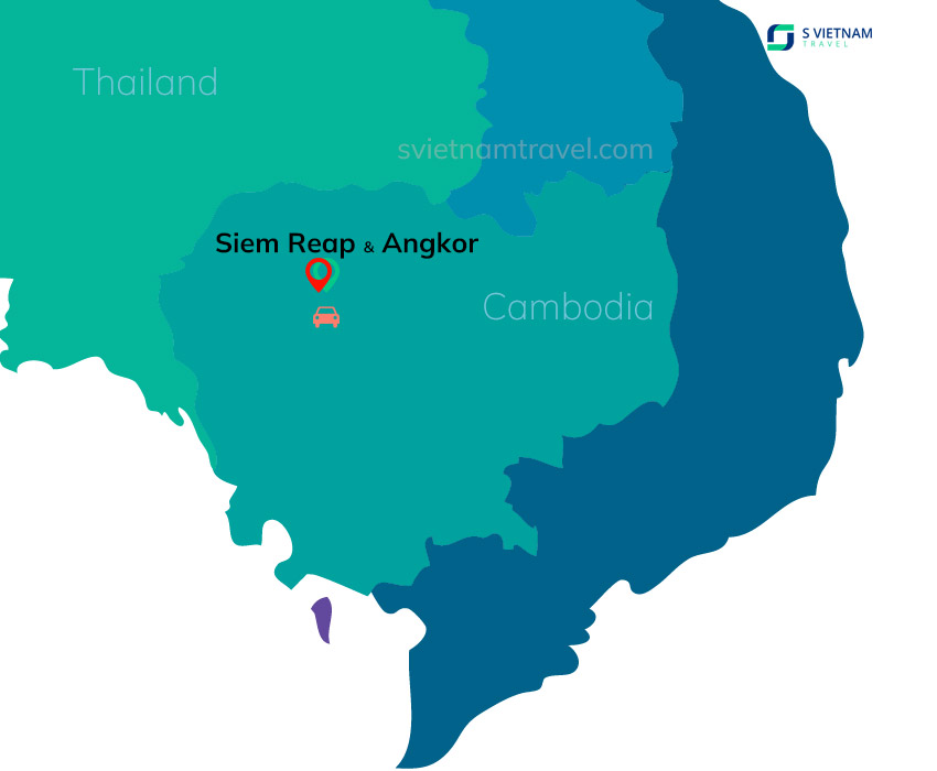 Tour map - Angkor Wonder