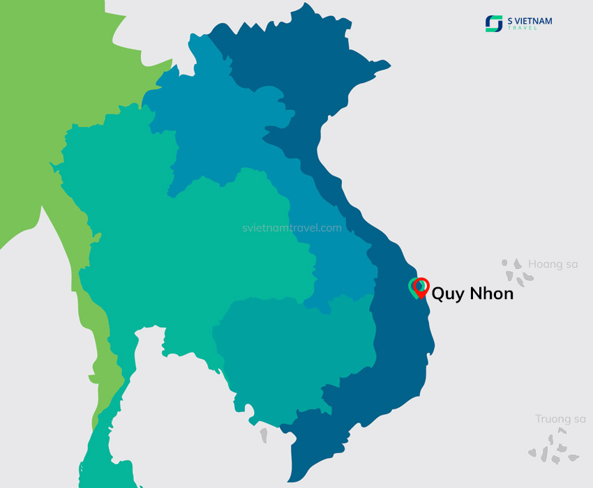 Tour map - Quy Nhon Beach Escape